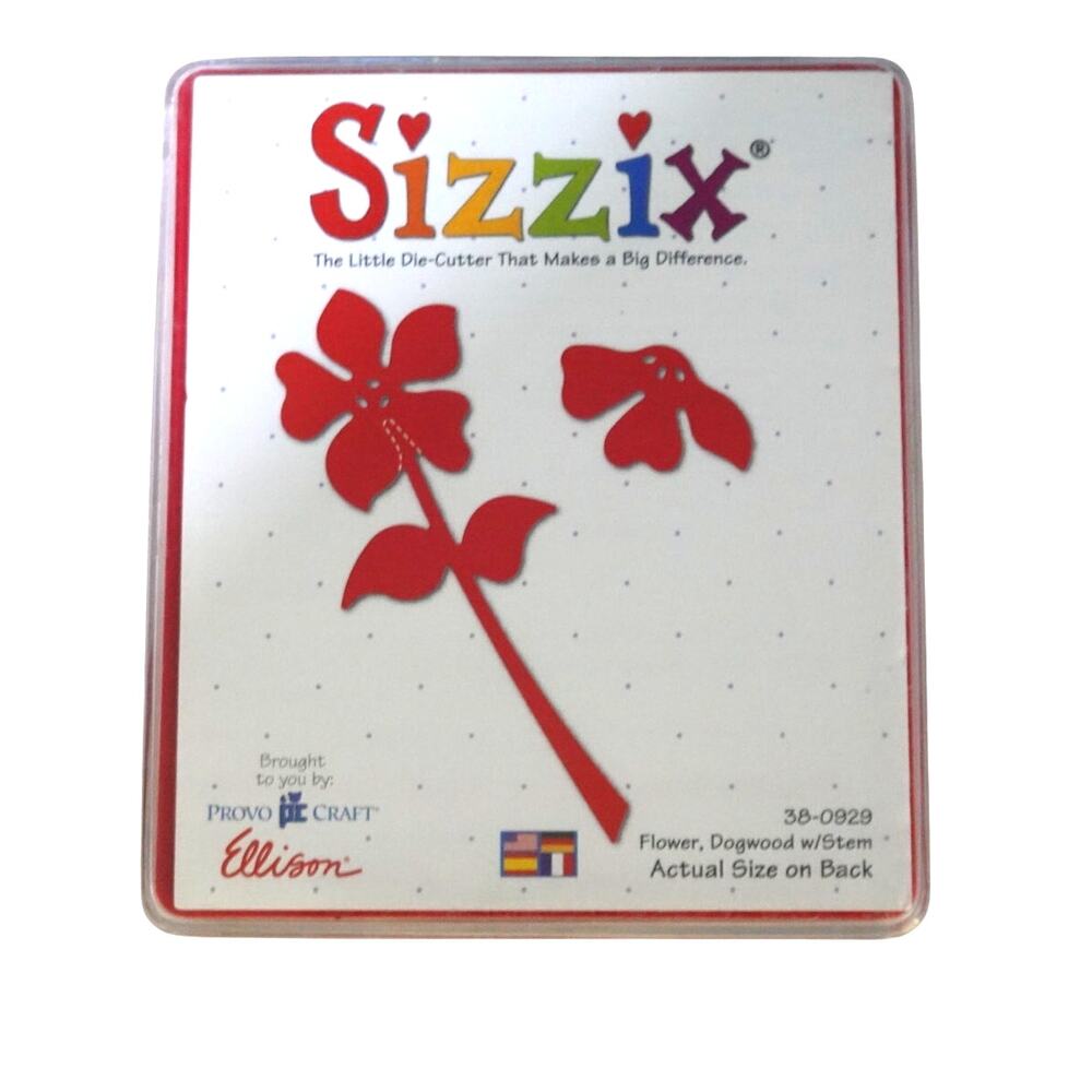 Sizzix Flower, DogWood w/Stem 38-0929